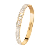 Messika 18K Yellow Gold Move Noa 1.50cttw Diamond Bangle - Medium