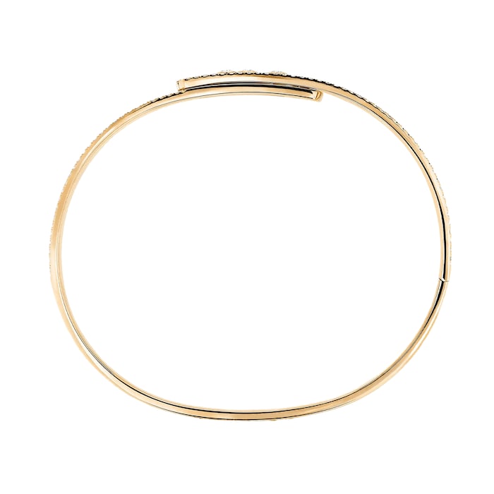 Messika 18K Yellow Gold Move Noa 1.50cttw Diamond Bangle - Medium