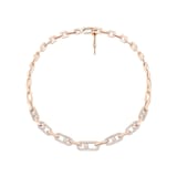 Messika 18K Rose Gold Move Link 2.54cttw Diamond Necklace