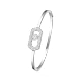 Messika 18K White Gold So Move 0.67cttw Diamond Bangle - Medium