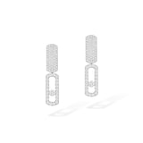 Messika 18K White Gold Imperial Move 2.06cttw Diamond Drop Earrings