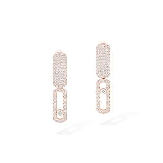 Messika 18K Rose Gold Imperial Move 0.70cttw Diamond Drop Earrings Messika 18K Rose Gold Imperial Move 0.70cttw Diamond Drop Earrings