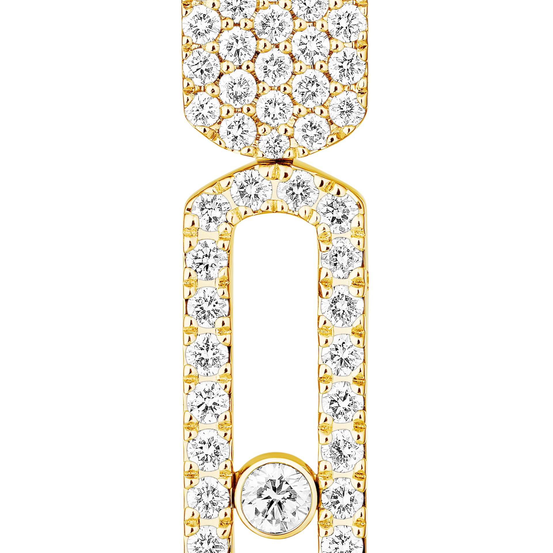 Messika 18K Yellow Gold Imperial Move 0.70cttw Diamond Drop Earrings Messika 18K Yellow Gold Imperial Move 0.70cttw Diamond Drop Earrings