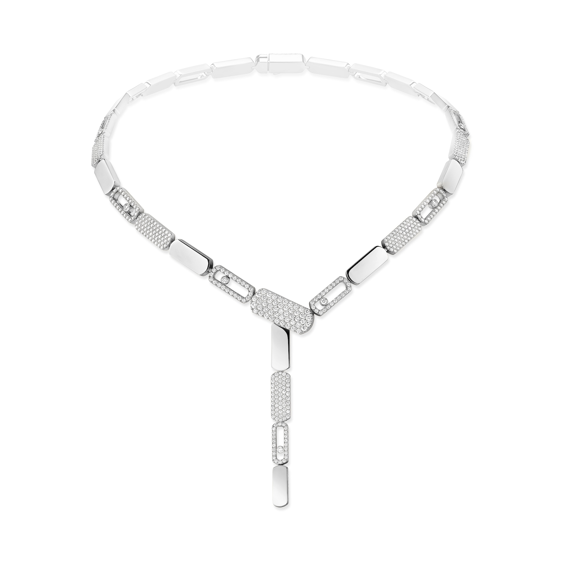 Messika 18K White Gold Imperial Move 3.47cttw Diamond Necklace Messika 18K White Gold Imperial Move 3.47cttw Diamond Necklace