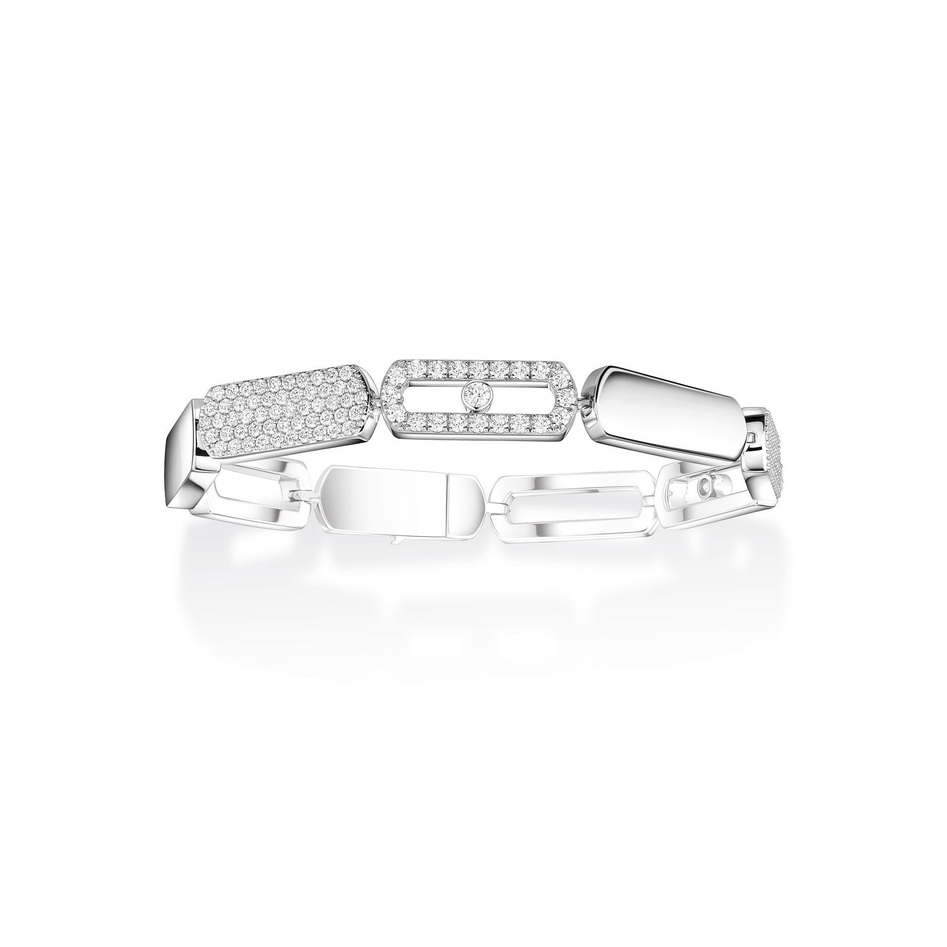 Messika 18K White Gold Imperial Move 3.02cttw Diamond Bracelet - Medium Messika 18K White Gold Imperial Move 3.02cttw Diamond Bracelet - Medium