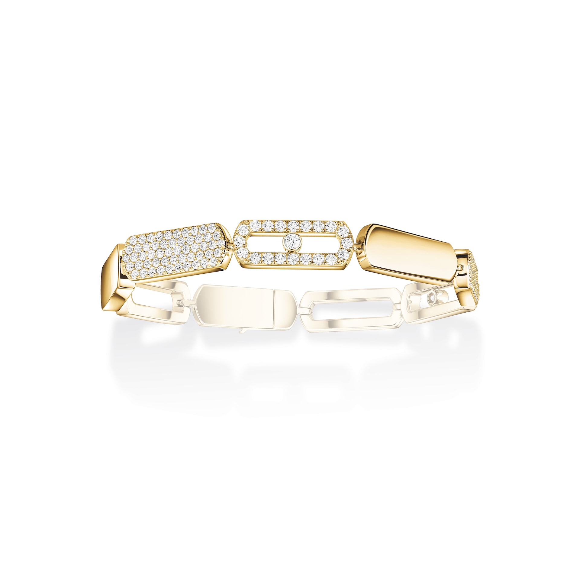 Messika 18K Yellow Gold Imperial Move 3.02cttw Diamond Bracelet - Medium Messika 18K Yellow Gold Imperial Move 3.02cttw Diamond Bracelet - Medium
