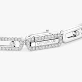 Messika 18K White Gold Imperial Move 1.34cttw Diamond Bracelet - Medium