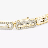 Messika 18K Yellow Gold Imperial Move 1.34cttw Diamond Bracelet - Medium