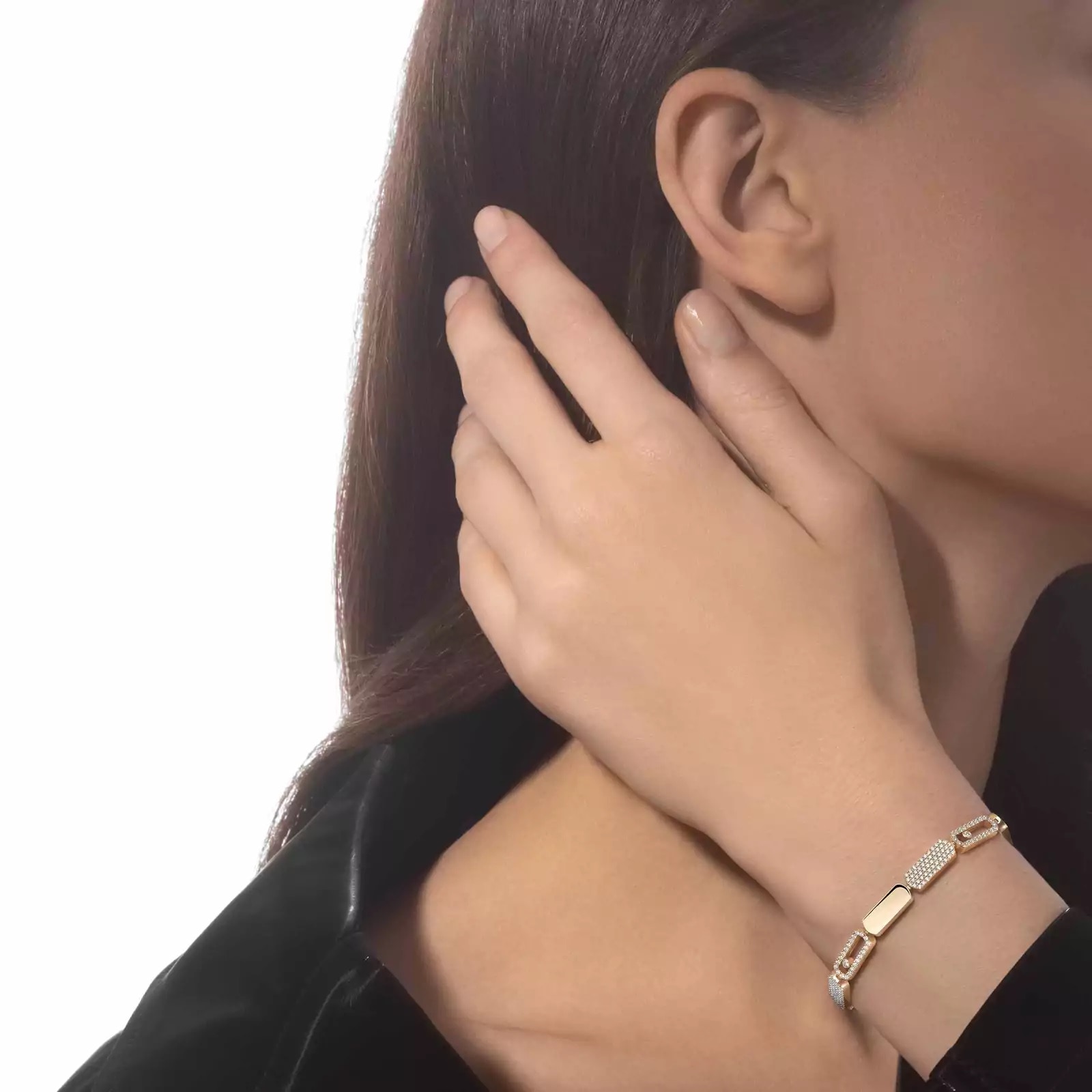Messika 18K Yellow Gold Imperial Move 1.34cttw Diamond Bracelet - Large Messika 18K Yellow Gold Imperial Move 1.34cttw Diamond Bracelet - Large