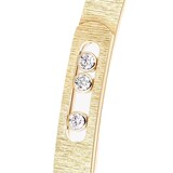 Messika 18ct Yellow Gold Move Noa Ciselé 0.15ct Diamond Bangle