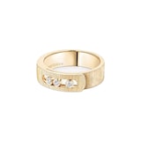 Messika 18ct Yellow Gold Move Noa Ciselé 0.10ct Diamond Ring