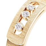 Messika 18ct Yellow Gold Move Noa Ciselé 0.10ct Diamond Ring