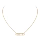 Messika 18ct Yellow Gold Move Classique Ciselé 0.20ct Diamond Necklace