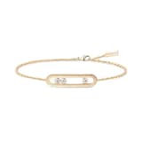 Messika 18ct Yellow Gold Move Classique Ciselé 0.20ct Diamond Bracelet
