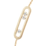 Messika 18ct Yellow Gold Move Classique Ciselé 0.20ct Diamond Bracelet