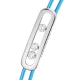 Messika 18K White Gold Messika Cares Blue Cord Diamond Bracelet