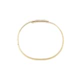 Messika 18K Yellow Gold Move Noa Cisele Semi Pave Diamond Bangle