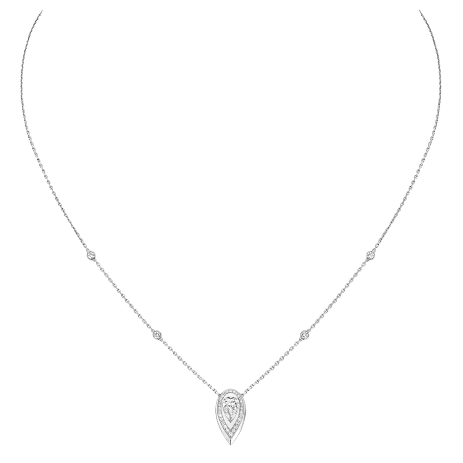 Messika 18K White Gold Fiery Diamond Necklace Messika 18K White Gold Fiery Diamond Necklace