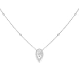 Messika 18K White Gold Fiery Diamond Necklace