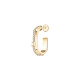 Messika 18K Yellow Gold Modernist Creole Diamond Ring