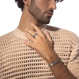Messika Move Titanium Natural Titanium 0.24ct Diamond Cord Bracelet
