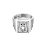 Messika Move Titanium Pavé Diamond Signet Ring