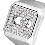 Messika Move Titanium Pavé Diamond Signet Ring