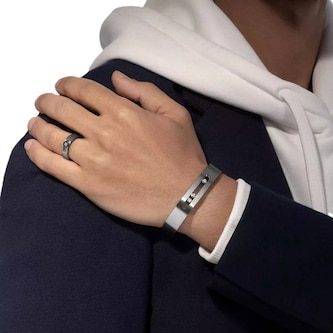 Messika Move Titanium Natural Titanium 0.05ct Diamond Ring Messika Move Titanium Natural Titanium 0.05ct Diamond Ring