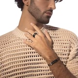Messika Move Titanium Black 0.24ct Diamond Black Cord Bracelet