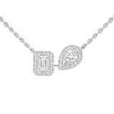 Messika 18ct White Gold My Twin Toi & Moi 0.30ct Diamond Necklace