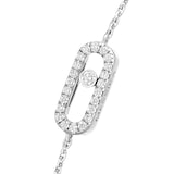 Messika 18ct White Gold Messika Cares Pavé 0.07ct Diamond Bracelet