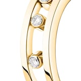 Messika 18ct Yellow Gold Move 0.09ct Diamond Hoop Earrings