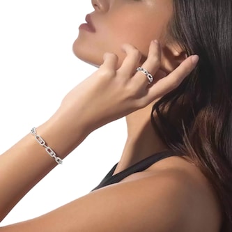 Messika 18ct White Gold Move Multi Link 0.82ct Diamond Bracelet