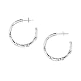 Messika 18ct White Gold Move Link 0.86ct Diamond Hoop Earrings