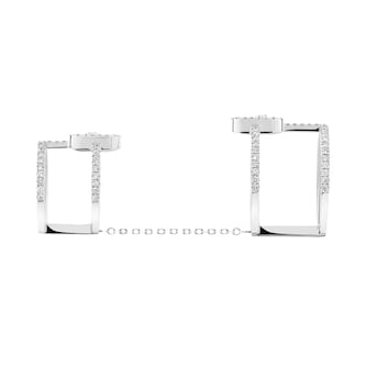 Messika 18ct White Gold Move Uno Double 0.95ct Diamond Ring