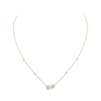 Messika 18ct Yellow Gold My Twin Toi 
Moi 0.30ct Diamond Necklace