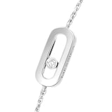 Messika 18ct White Gold Messika Cares 0.01ct Diamond Bracelet