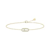 Messika 18ct Yellow Gold Messika Cares Pavé 0.07ct Diamond Bracelet