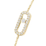 Messika 18ct Yellow Gold Messika Cares Pavé 0.07ct Diamond Bracelet