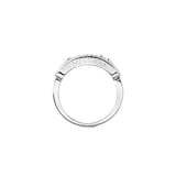 Messika 18ct White Gold Baby Move Pavé 0.25ct Diamond Ring - Ring Size I