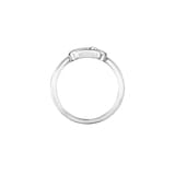 Messika 18ct White Gold Move Uno 0.09ct Diamond Ring - Ring Size J