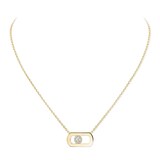 Messika 18ct Yellow Gold So Move 0.12ct Diamond Necklace