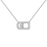 Messika 18ct White Gold So Move Pavé 0.65ct Diamond Necklace