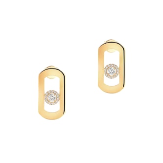 Messika 18ct Yellow Gold So Move 0.23ct Diamond Stud Earrings