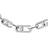 Messika 18ct White Gold Move Link Pavé 2.55ct Diamond Necklace