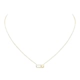Messika 18ct Yellow Gold Move Uno 0.02ct Diamond Necklace