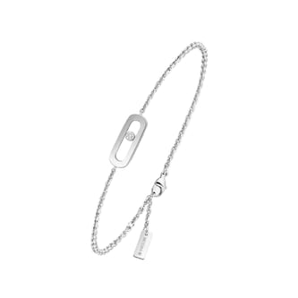 Messika 18ct White Gold Move Uno 0.02ct Diamond Bracelet