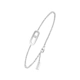 Messika 18ct White Gold Move Uno 0.02ct Diamond Bracelet