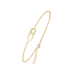 Messika 18ct Yellow Gold Move Uno 0.02ct Diamond Bracelet