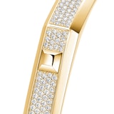Messika 18K Yellow Gold Moderniste Pave Diamond Bracelet - Size Medium